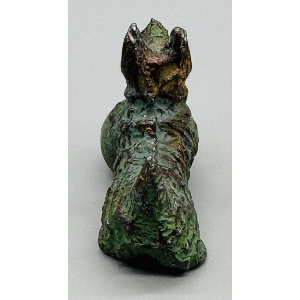 Vintage Fala Scottie‎ Dog Cast Metal Pencil Holder Scottish Terrier With Ball - Picture 5 of 7